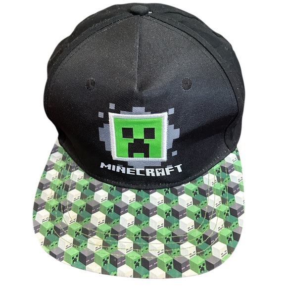 Minecraft Creeper Snapback Hat - Picture 1 of 4